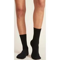 Boody Viscose Everyday Crew Socks - Black